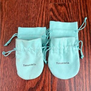 Lots of 4 Tiffany & Co Jewelry Dust bags